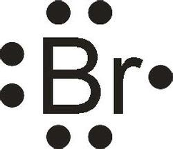 bromine electron dot diagram